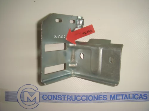 Base de soporte de rueda superior para puerta seccional BR40 izquierda / derecha