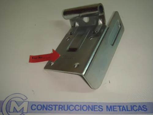 Base de soporte inferior para puerta seccional BR40 izquierda / derecha — guías Z